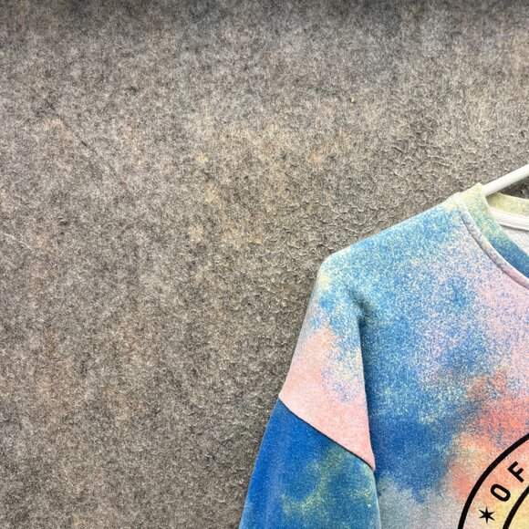 Vans Sweatshirt Womens Small Multicolor Tie Dye Crewneck Off The Wall Graphic - Picture 5 of 10